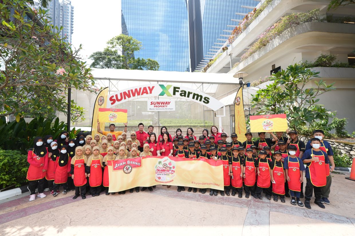Ayam Brand and Sunway XFarms join forces to empower children with nutrition and real-world learning