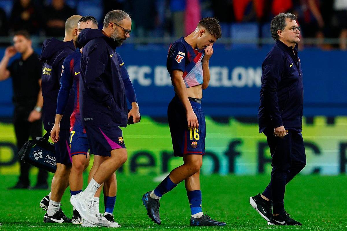 Barcelona’s Fermin Lopez sidelined for three weeks with muscle injury