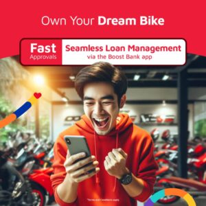 Boost Bank Kini Menawarkan Pinjaman Membeli Motosikal