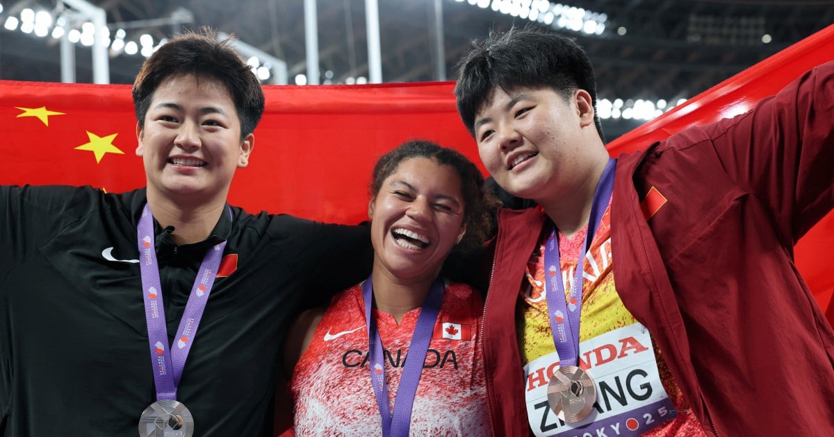 Canada's Rogers retains world hammer title with huge throw