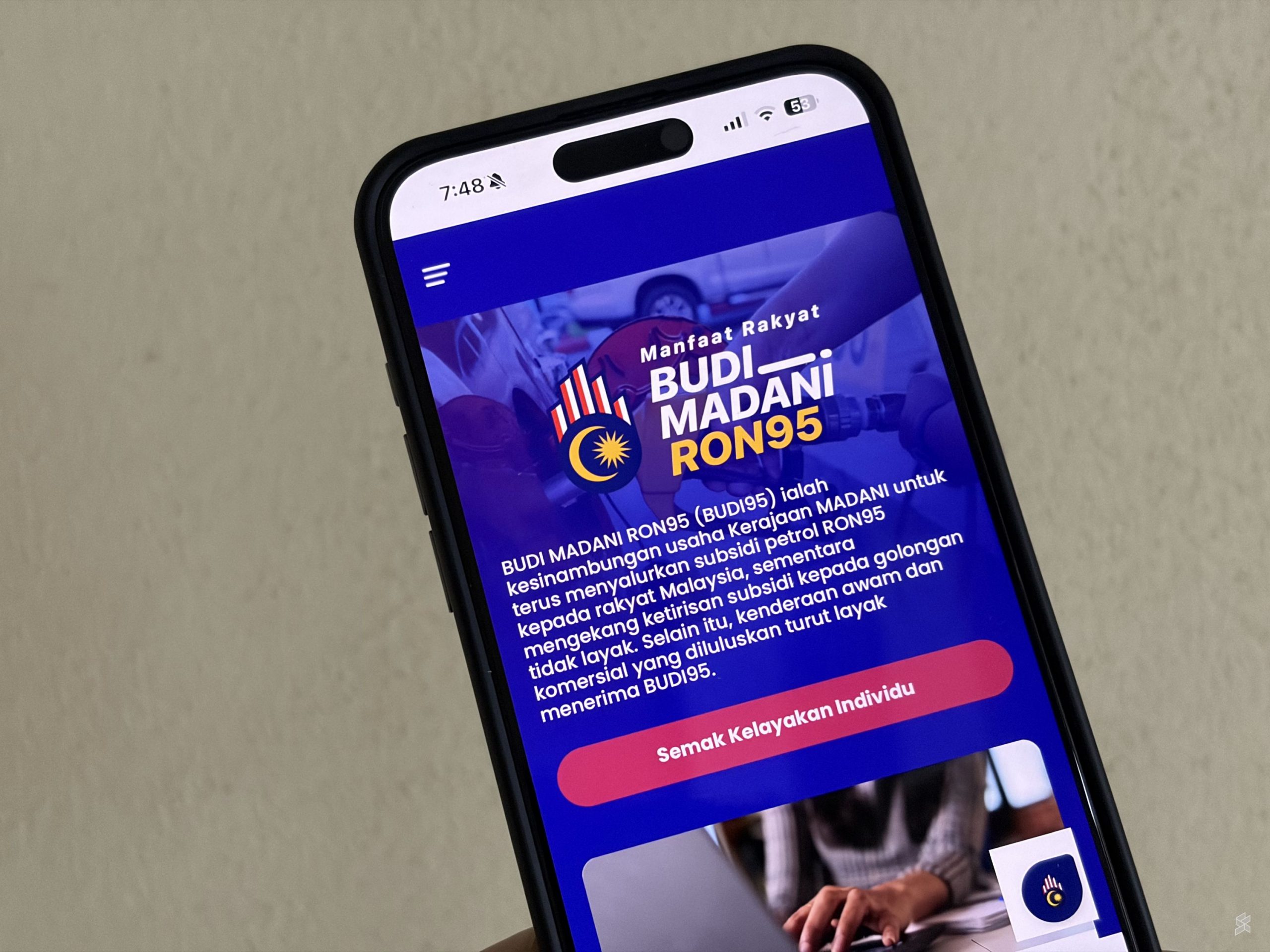 Check if you're eligible for RM1.99/L RON95 petrol