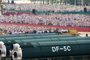 China flexes deterrence muscle with new missile line-up in military parade