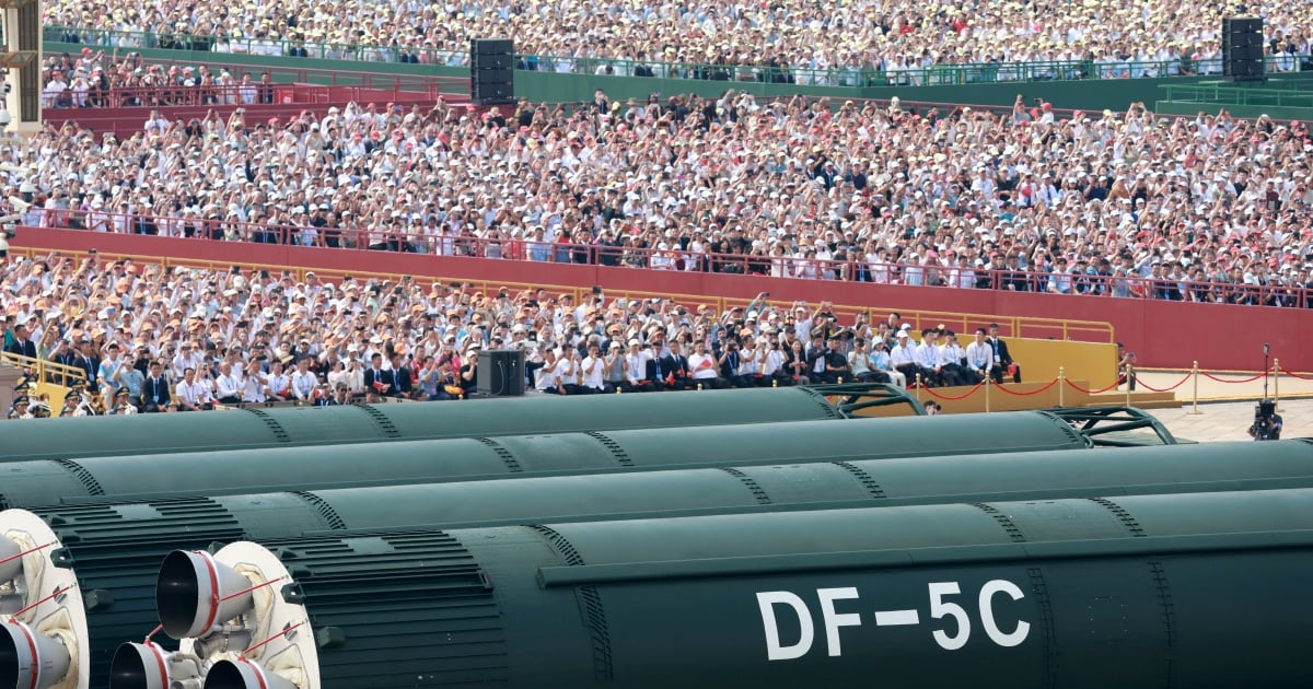 China's parade of new weaponry sends message of deterrence