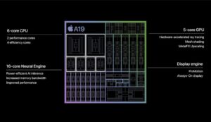 Cip Apple A19 dan 19 Pro Dilancarkan Dengan Teknologi 3nm, 6 Teras CPU dan GPU