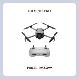 DJI Mini 5 Pro Tersedia Di Malaysia Dengan Harga Bermula RM3399