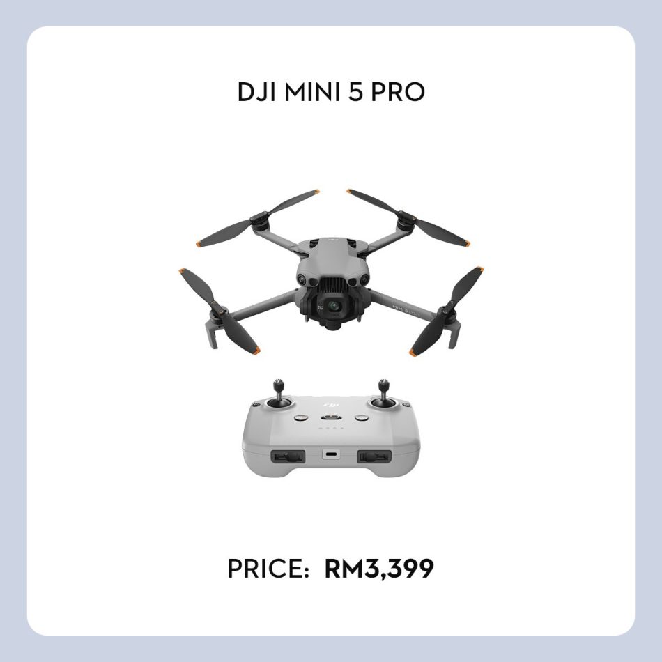 DJI Mini 5 Pro Tersedia Di Malaysia Dengan Harga Bermula RM3399