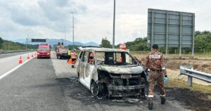 Dungun MP, wife escape unhurt after car catches fire