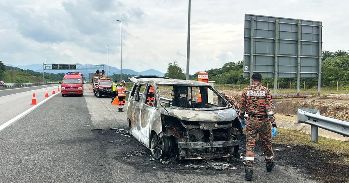 Dungun MP, wife escape unhurt after car catches fire