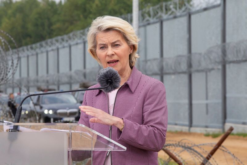 EU head von der Leyen's plane landing on Sunday hit by suspected Russian GPS interference, FT says