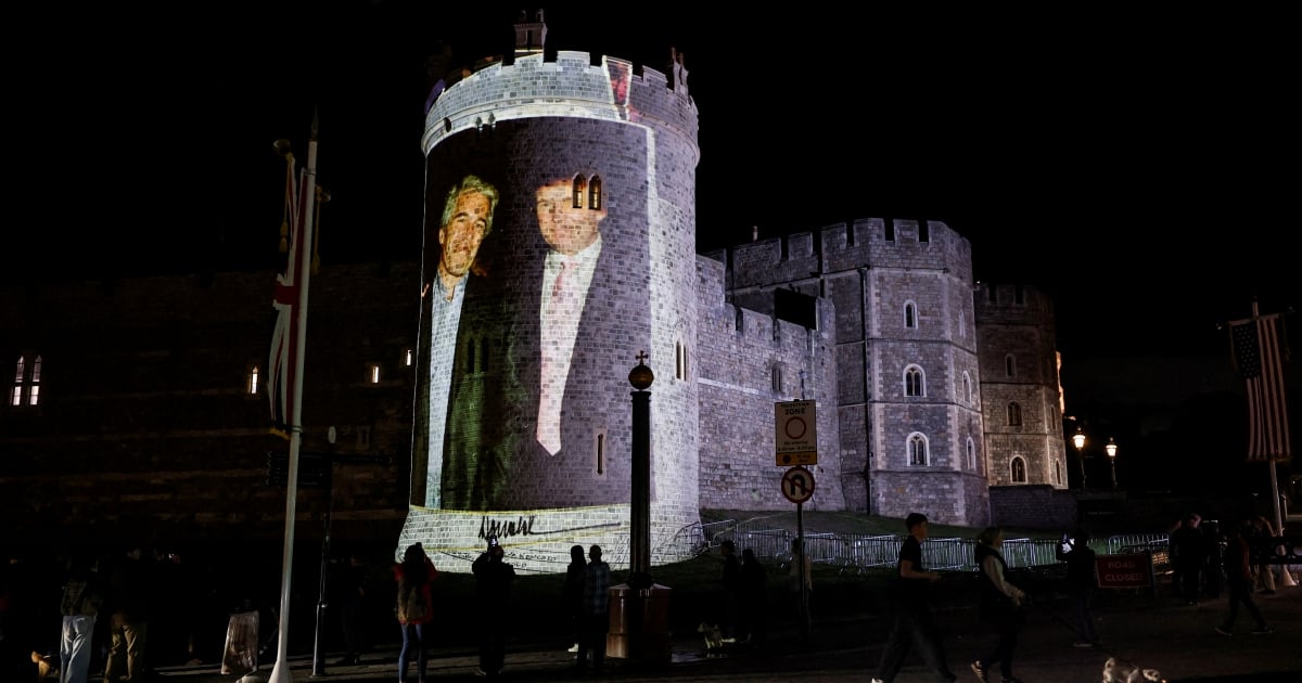 Four arrested after Trump, Epstein images projected onto Britain's Windsor Castle