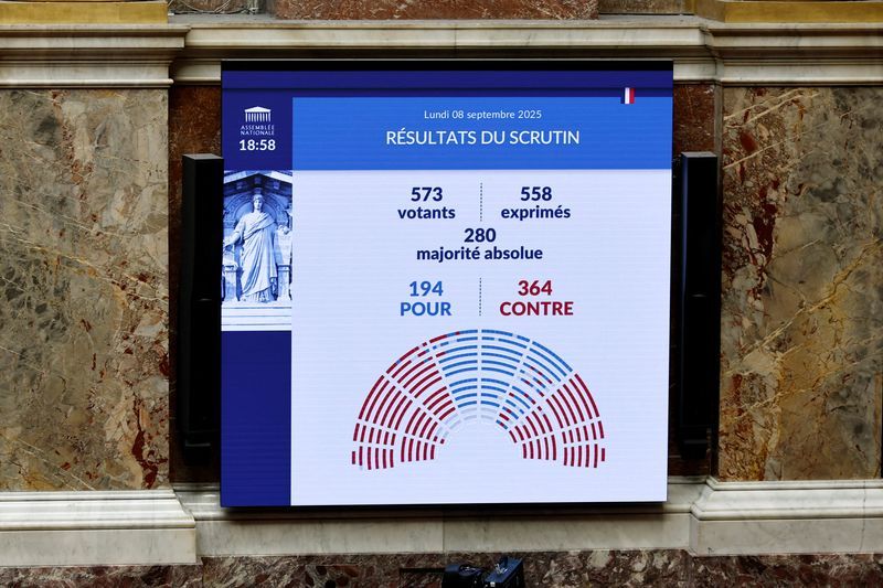 French parliament votes to oust prime minister, deepening political crisis