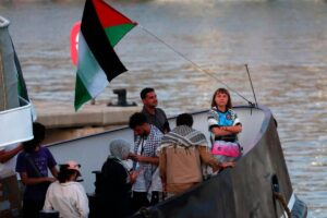 Greta Thunberg departs Tunisia on Gaza aid flotilla to break blockade