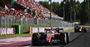 Hamilton sees progress, boosted by a sea of red