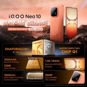 IQOO Neo 10 Kini Boleh Didapati Dalam Warna Jingga Dan Berharga RM1899