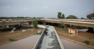 India's Yamuna river crosses danger mark as heavy rains flood parts of Delhi