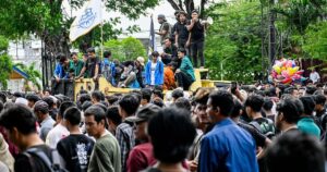 Indonesia police use tear gas near campuses, rights groups criticise security response to protests