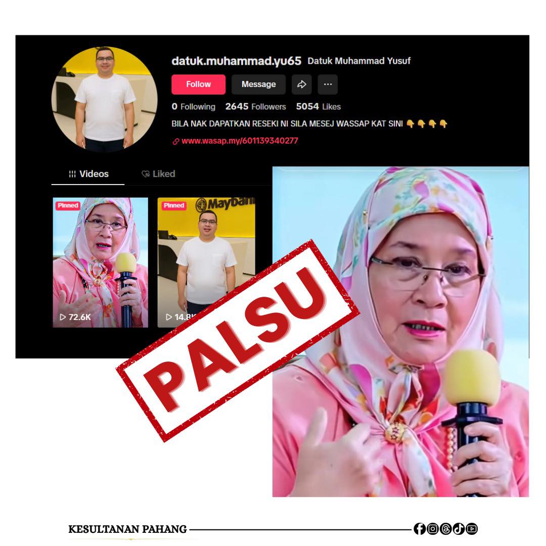 Istana Pahang nafi Tunku Azizah tawar bantuan di TikTok