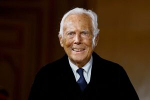 Italian fashion designer Giorgio Armani has died