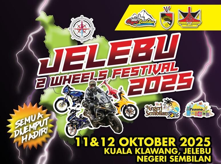 Jelebu 2 Wheels Festival 2025 Gegar Kuala Klawang Oktober Ini