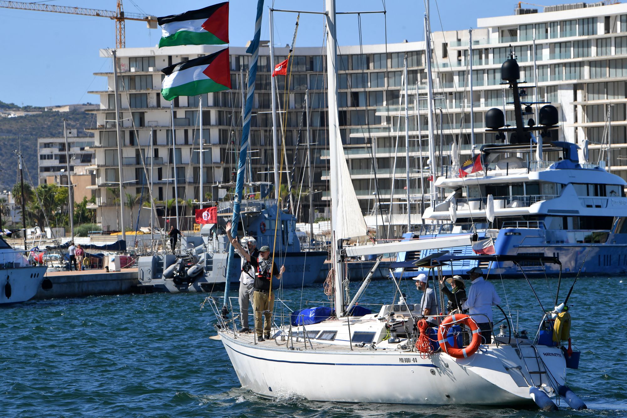 Kapal pertama Flotila Global Sumud belayar ke Gaza dari Tunisia dan Sicily