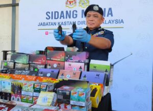 Kastam Perlis patah cubaan seludup vape bernilai RM12.39 juta