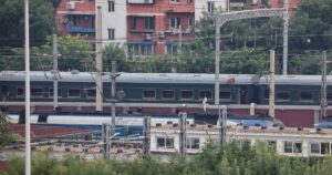Kim Jong Un's bulletproof train takes centre stage in China visit