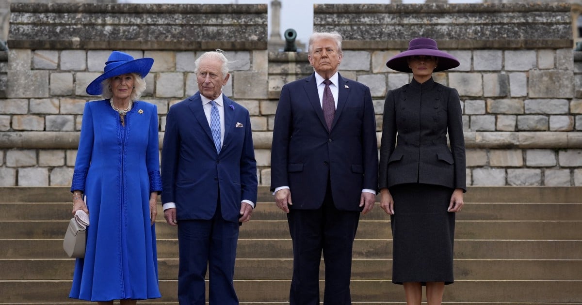 King Charles gives Trump royal welcome on UK state visit