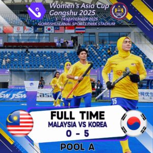 Korea Selatan belasah Speedy Tigress 5-0