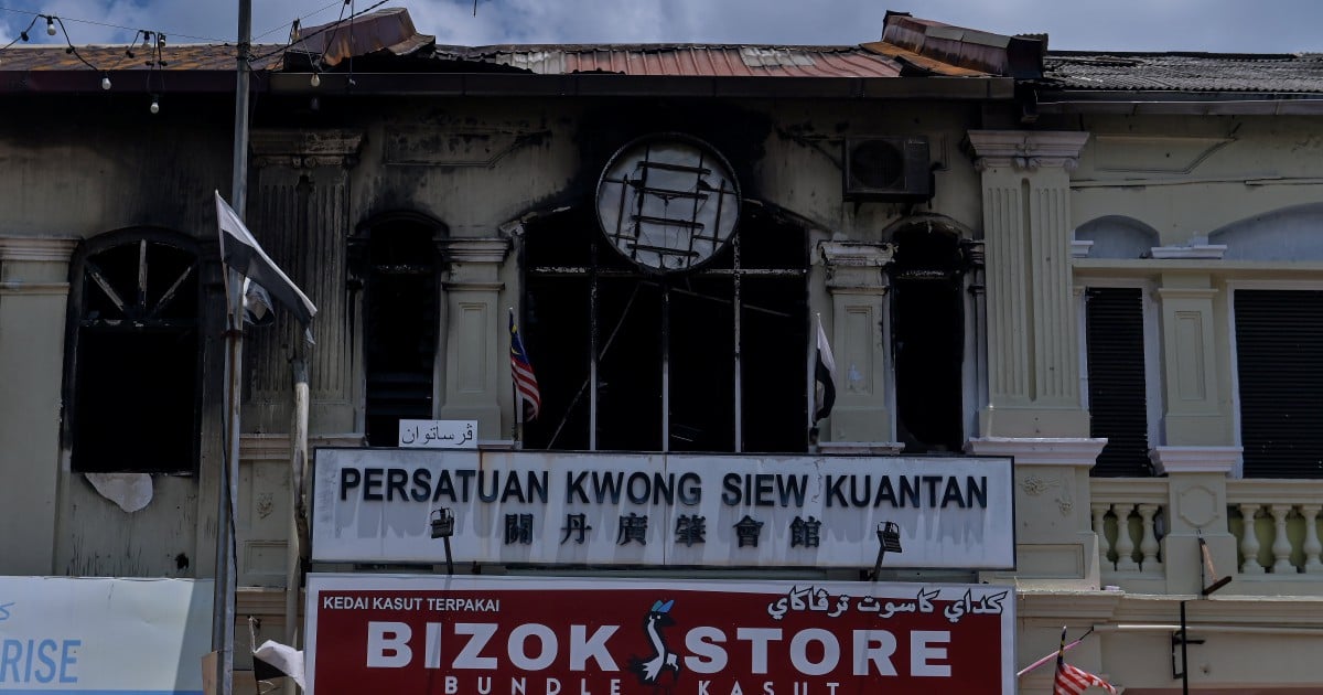 Kwong Siew Association's antiques destroyed in Kuantan blaze