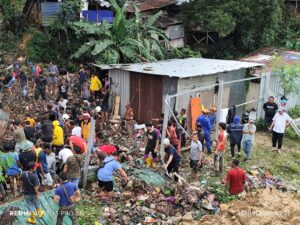 Landslide claims lives of five family members in KK