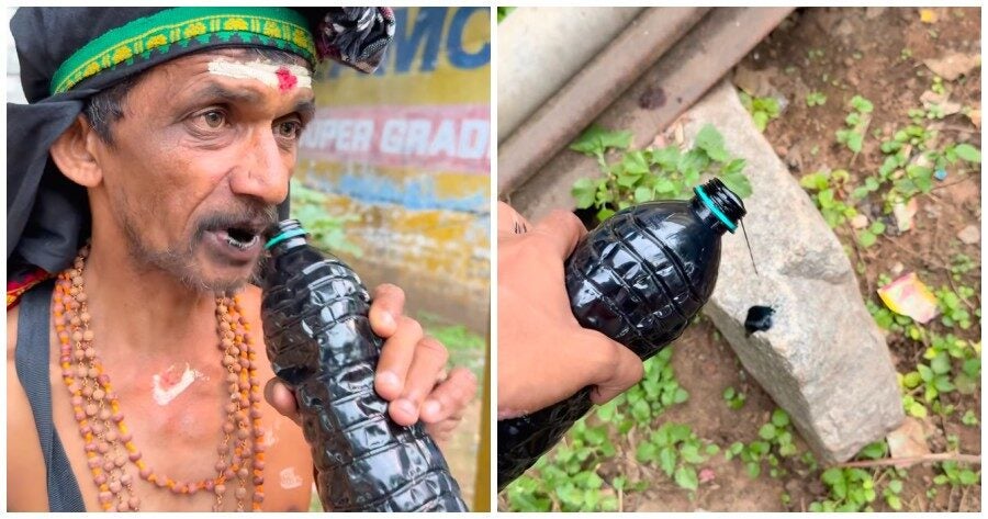 Lelaki di India dakwa minum minyak enjin setiap hari selama 33 tahun, tidak pernah sakit