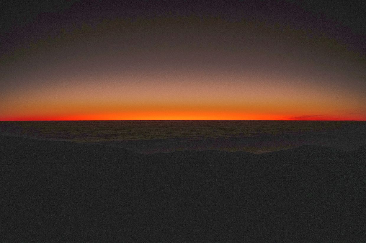 Light polluting the dark skies 