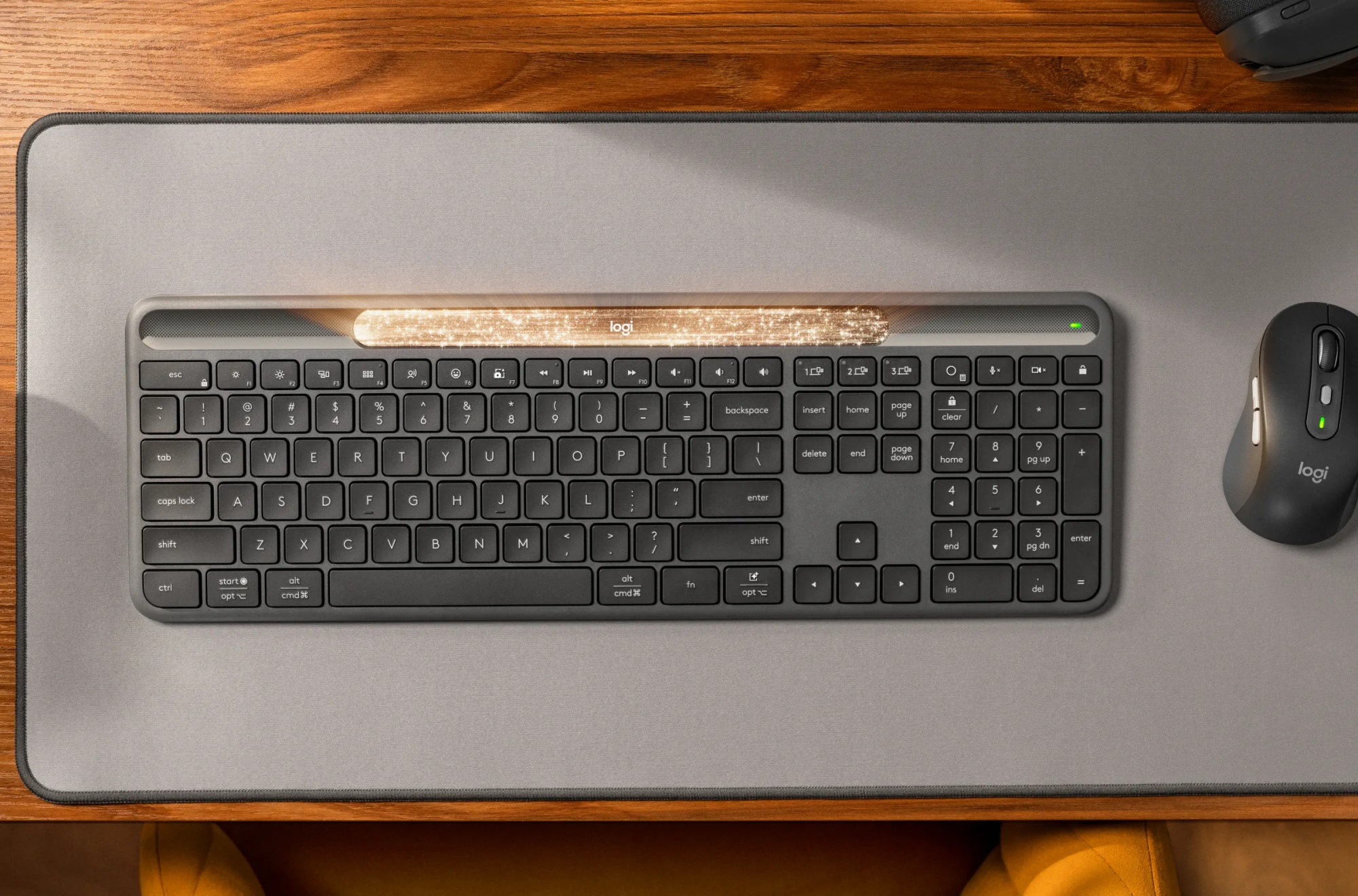 logitech k980 solar keyboard