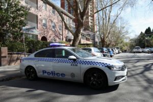 Man arrested after car crashes into Russian consulate in Sydney