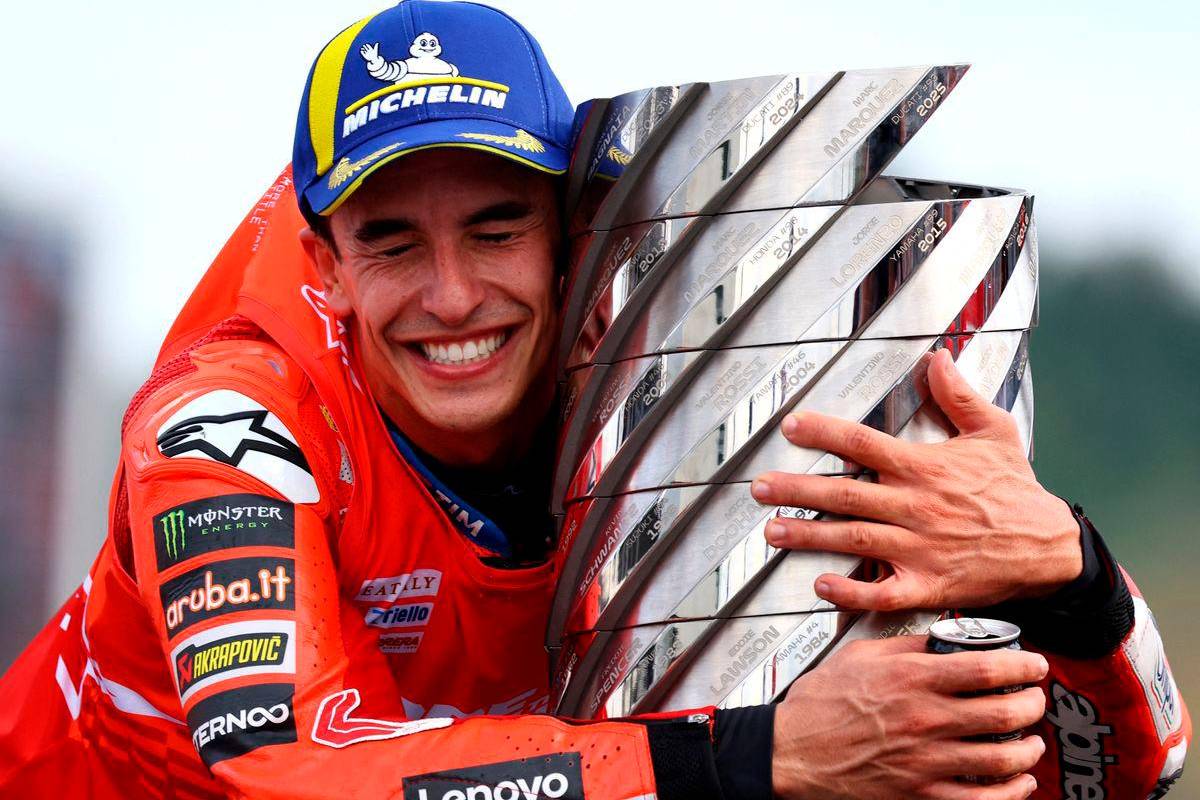 Marquez wins seventh MotoGP crown