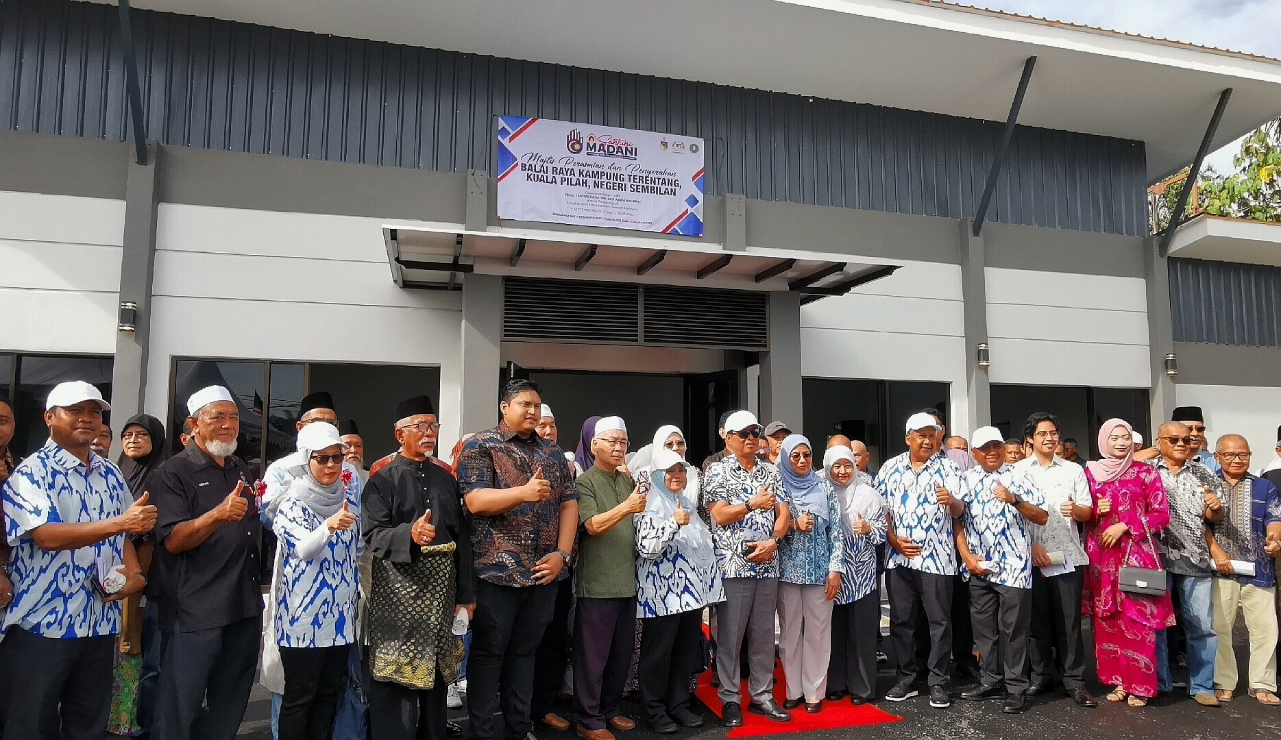 Masjid baharu Kg. Terentang dijangka siap awal tahun depan
