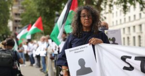 Media outlets protest killing of journalists in Gaza
