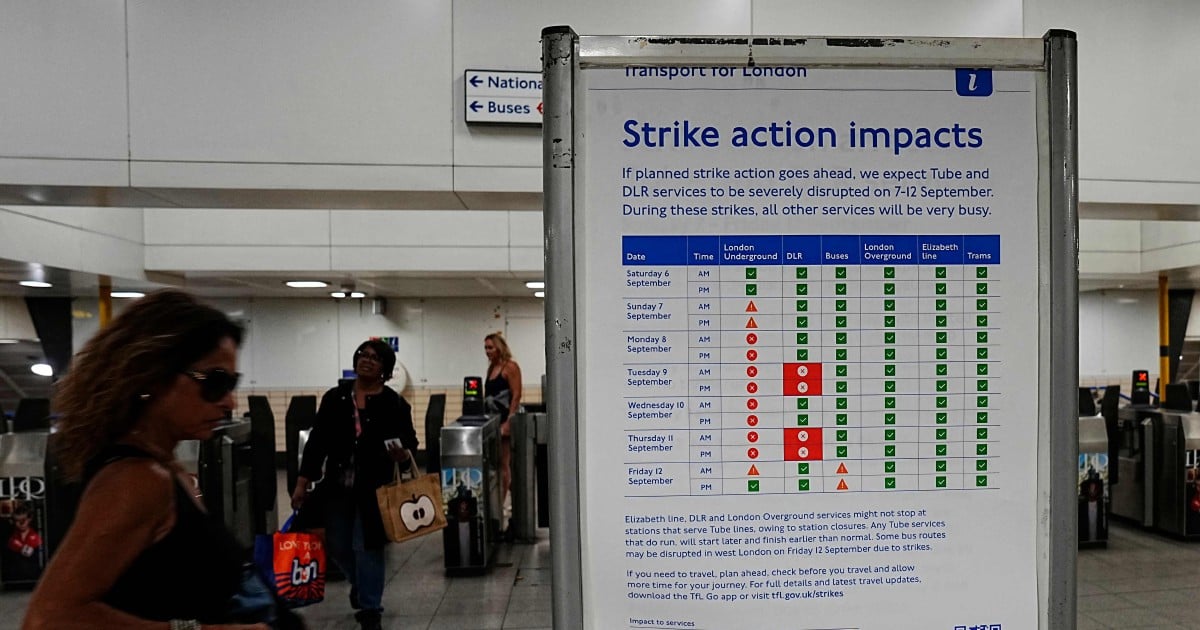 Millions brace for London Underground workers' strike