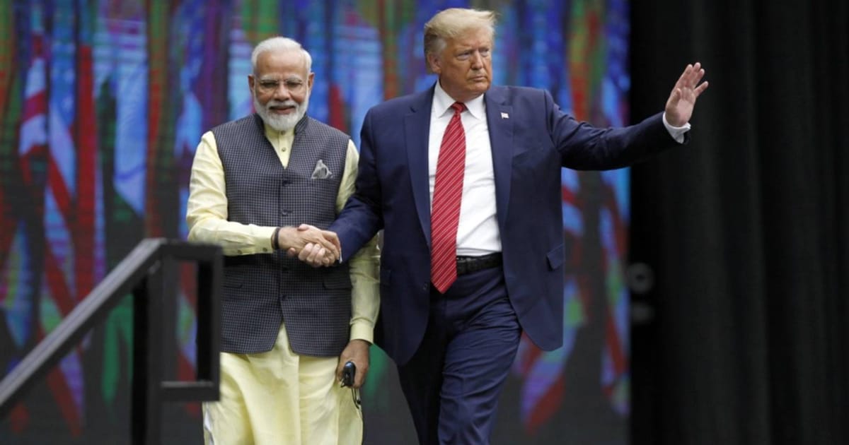 Modi, Trump exchange warm words amid tense trade talks