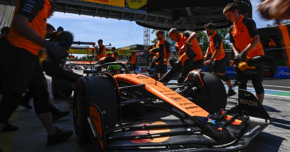 Norris fastest in final Italian GP practice