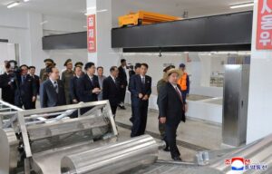 North Korea's Kim inspects new missile production line, KCNA says
