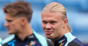 Norway relieved as Haaland cleared after freak bus accident leaves him with cut lip