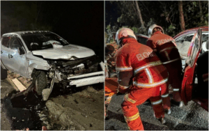 One killed, four hurt in Bintulu crash