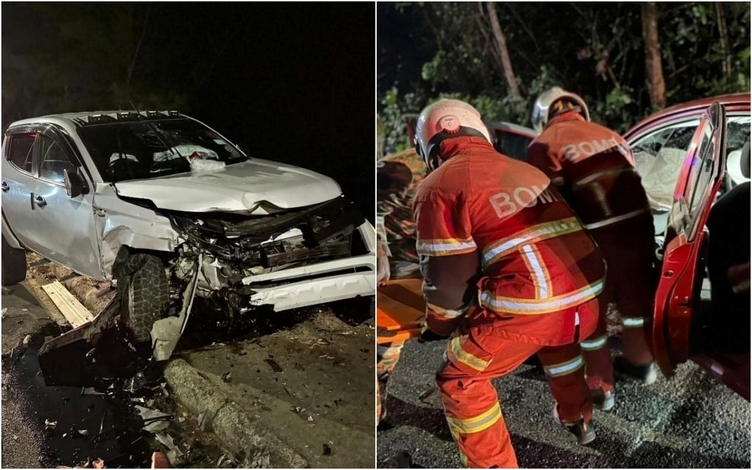 One killed, four hurt in Bintulu crash