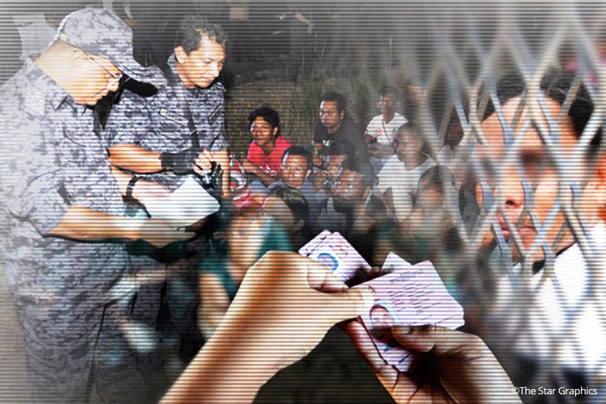 Over 600 foreigners nabbed in Immigration raid in Klang