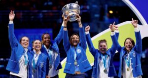 Paolini shines as Italy outclass US to retain BJK Cup