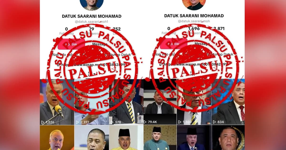 Perak MB files MCMC complaint over fake TikTok accounts