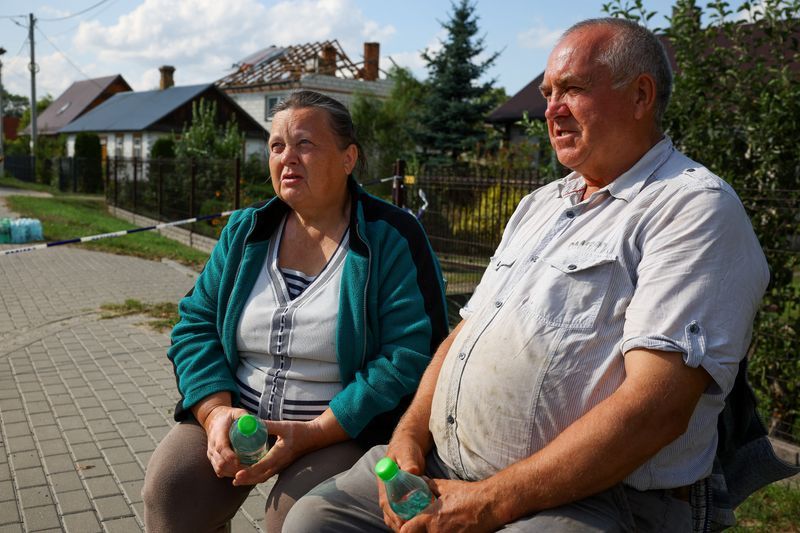 Polish couple's house hit by drone as they watched TV news