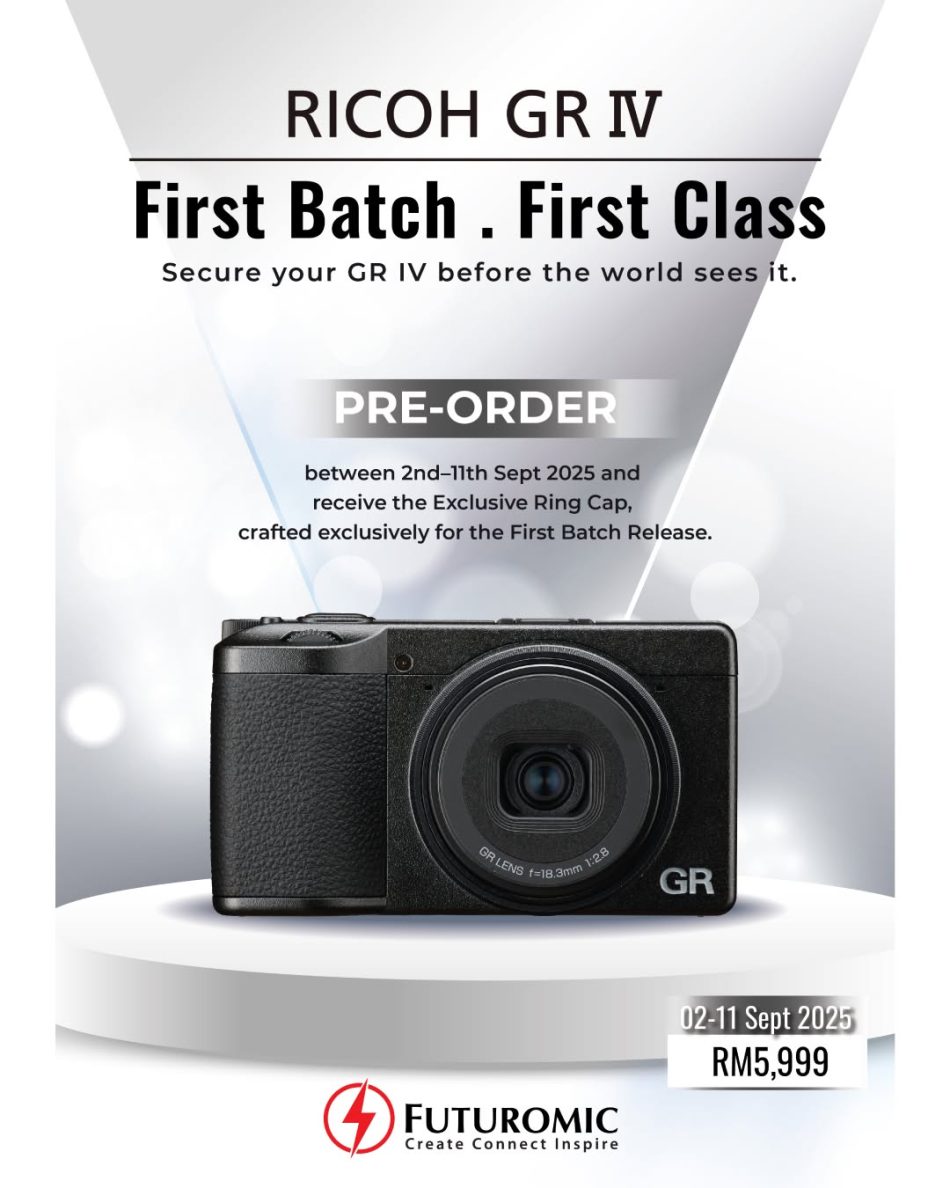 Pratempahan Ricoh GR IV Kini Dibuka Di Malaysia Pada Harga RM5,999