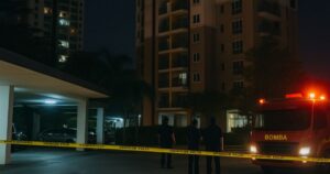 Pregnant woman falls to her death from 28th floor
